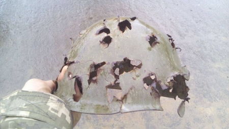 Патриотический квест в Кременчуге: кадры из зоны АТО