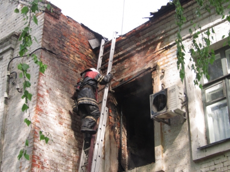 В Полтаве горела 2-я городская больница