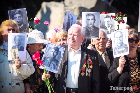 Акция "Бессмертный полк" традиционно прошла в Кременчуге