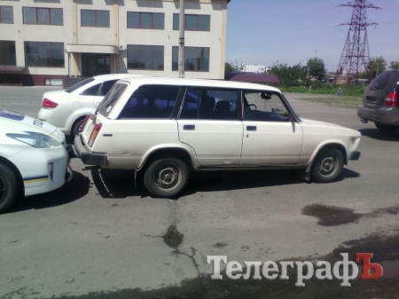 Кременчугские патрульные снова попали в ДТП