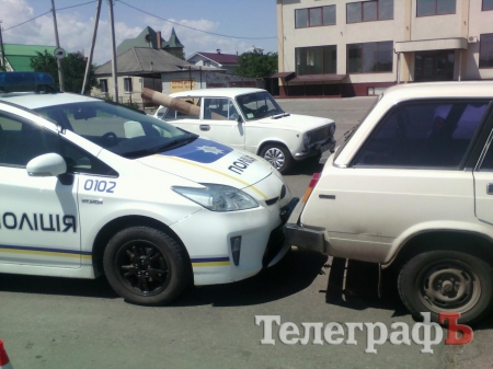 Кременчугские патрульные снова попали в ДТП