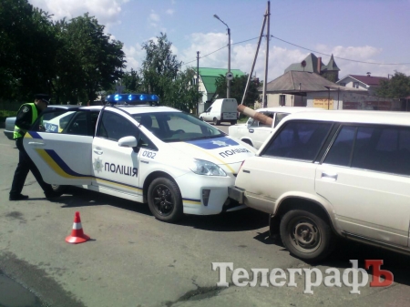 Кременчугские патрульные снова попали в ДТП