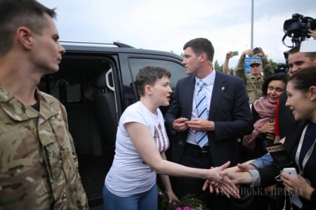 Сегодня ГРУшников поменяли на Савченко