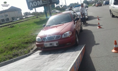 Нетверезий кременчужанин на очах у патрульних скоїв ДТП і намагався втекти