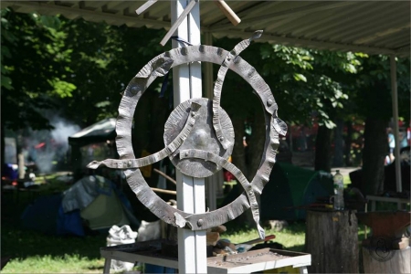 Кременчуцький коваль Олександр Шкурапет став призером Національного ковальського фестивалю