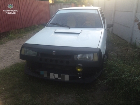 Угнанную в Кременчуге «девятку» полиция нашла за 2 часа