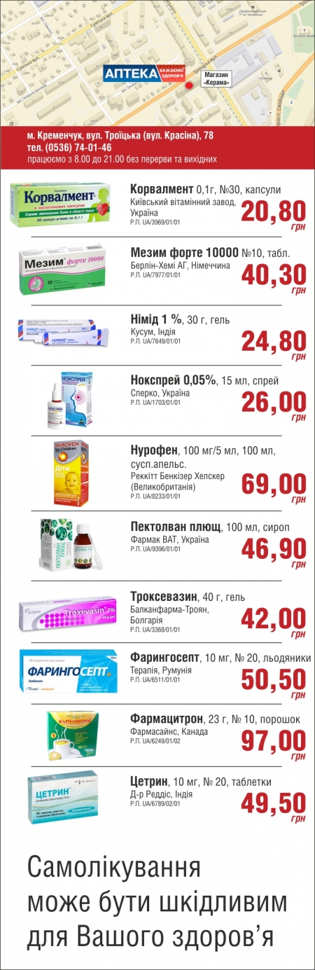 Бажаємо здоров’я!