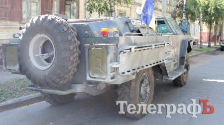 Что делала БРДМ на центральном пляже Кременчуга