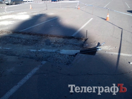 У «Амстора» в Кременчуге на выходных опять пытались начать строить АЗС