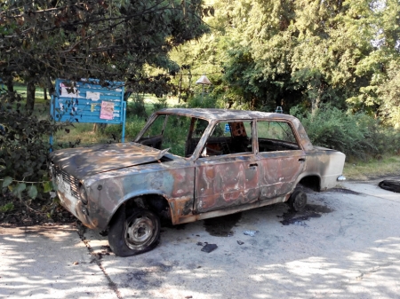 У кременчугской пенсионерки в Горишних Павнях сгорела «копейка»