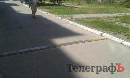 В Кременчуге жители поссорились из-за «лежачих полицейских»