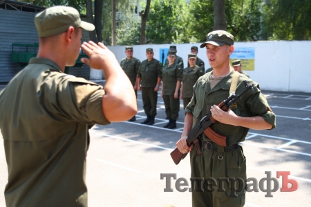 35 новобранців поповнили лави Національної гвардії у Кременчуці
