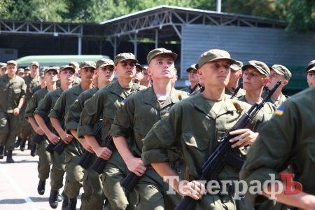 35 новобранців поповнили лави Національної гвардії у Кременчуці