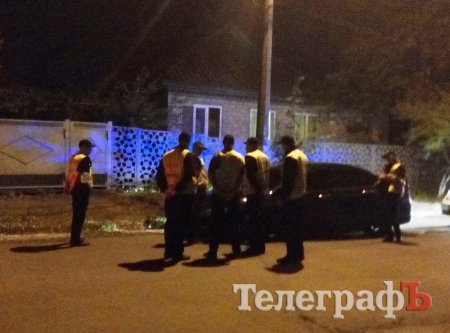 В Кременчуге пьяного гонщика остановила яма