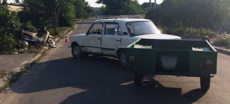 В Кременчуге после ДТП мопедист не мог вспомнить, где он живет