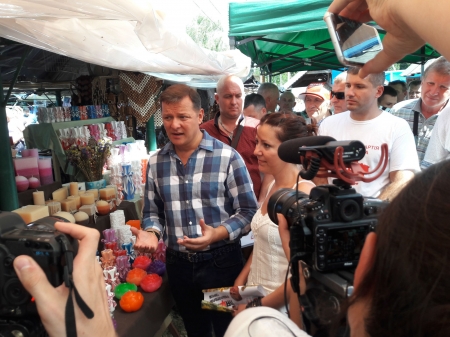 Олег Ляшко та кременчуцькі депутати відвідали Сорочинський ярмарок