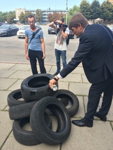 Сессия Кременчугского горсовета 30 августа: храм, Крым и горящие шины