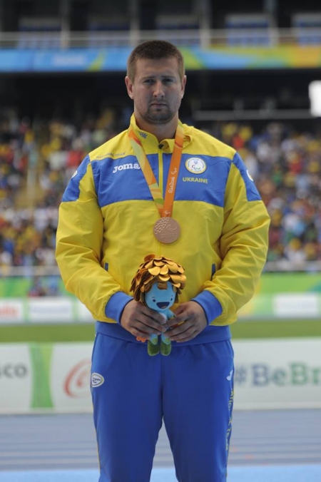 Кременчужанин Роман Данилюк виборов першу медаль України на Паралімпіаді