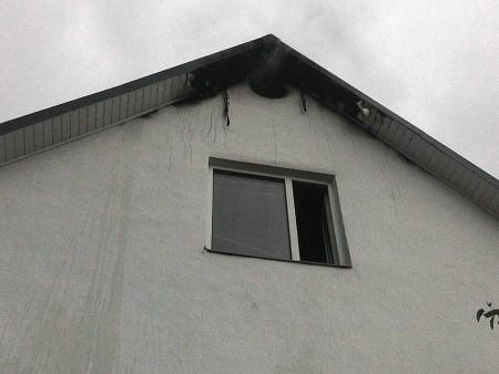 Из-за неисправного дымохода в Кременчуге загорелся дом