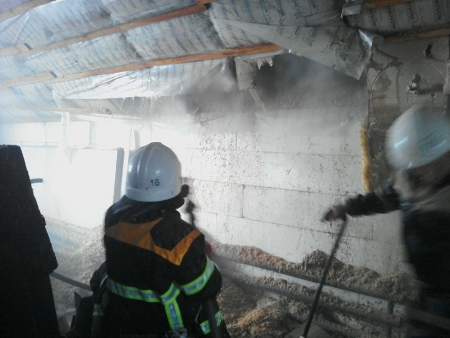 Из-за неисправного дымохода в Кременчуге загорелся дом Из-за неисправного дымохода в Кременчуге загорелся дом