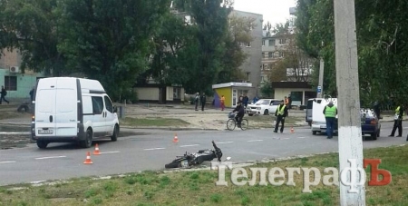В Кременчуге сбили мотоциклиста: пострадавшего забрала «скорая»
