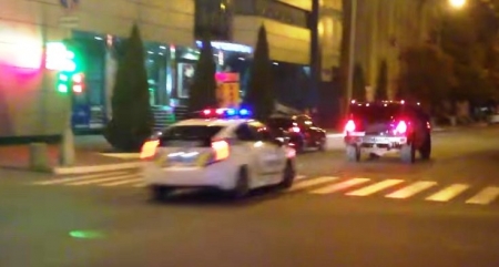 В Кременчуге водитель на Hummer пытался уйти от полицейской погони