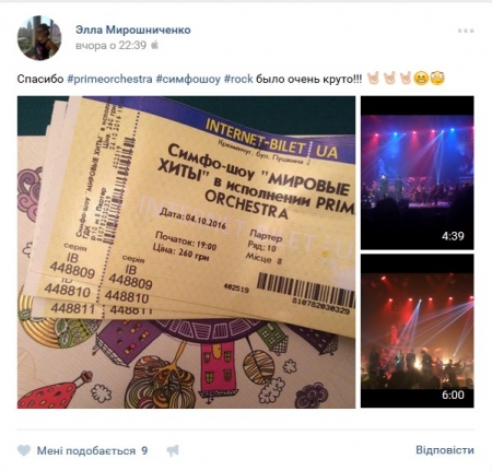 Prime Orchestra вразив кременчужан «Світовими хітами» у симфонічному аранжуванні