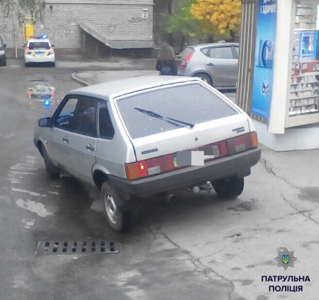 В Кременчуге опять полицейская погоня: пьяный молодчик уехал с места ДТП