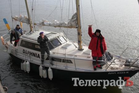 На яхте через Антарктиду: Кременчуг посетили уникальные путешественники