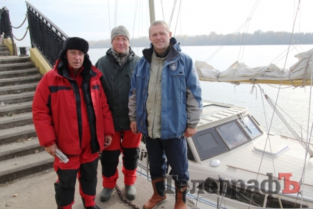 На яхте через Антарктиду: Кременчуг посетили уникальные путешественники