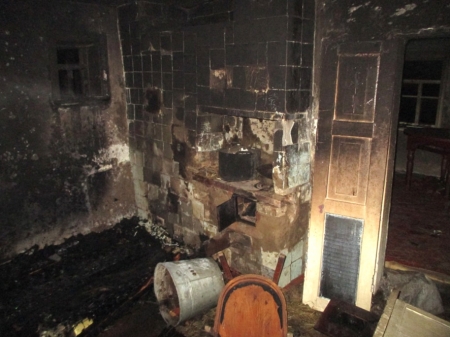 Под Кременчугом горел частный дом