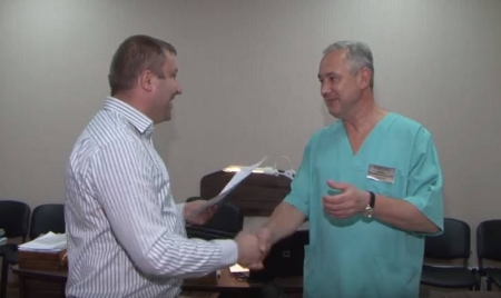 В онкодиспансер передали обладнання для лапароскопічних операцій