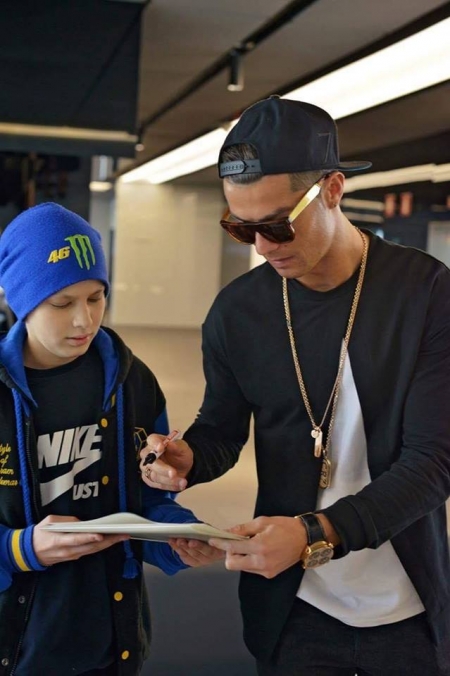 Кріштіану Роналду здійснив мрію важкохворого полтавця