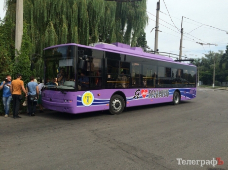 Последний купленный троллейбус в Кременчуге ещё ни разу не сломался