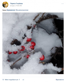 Кременчужани діляться зимою у cоціальних мережах