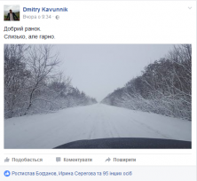 Кременчужани діляться зимою у cоціальних мережах