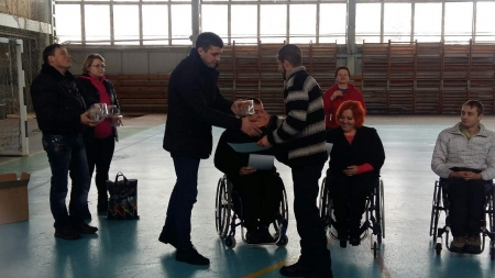 Кременчуцькі АТОвці обіграли спортсменів-візочників в боча