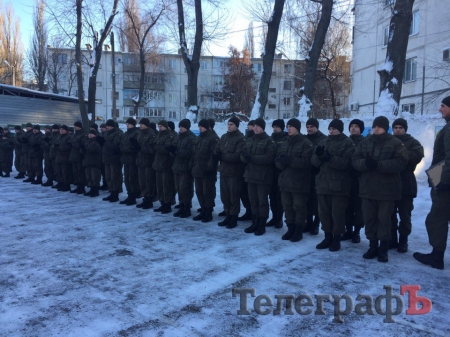 120 кременчугских нацгвардейцев отправляются в зону АТО