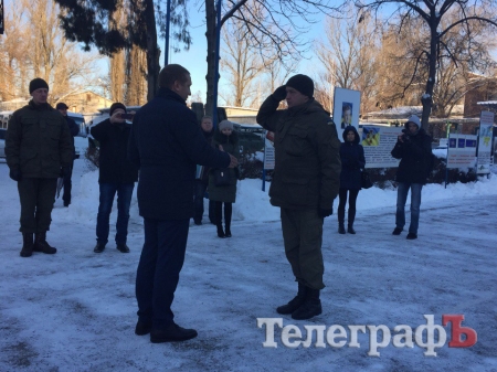 120 кременчугских нацгвардейцев отправляются в зону АТО