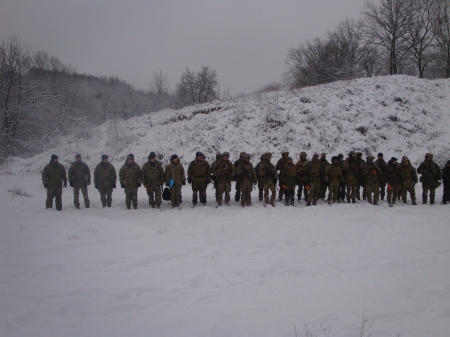 Под Кременчугом военнослужащие устроили праздничную стрельбу