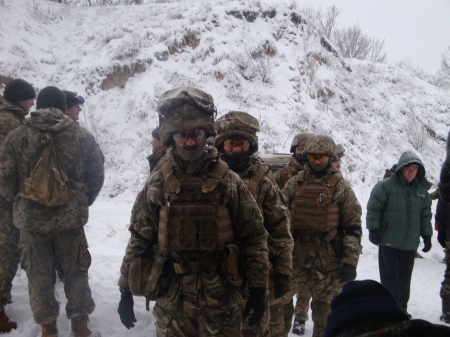 Под Кременчугом военнослужащие устроили праздничную стрельбу