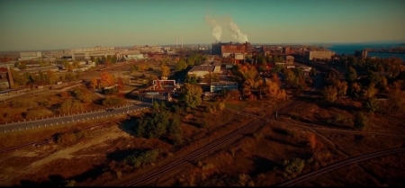 Нічні, осінні та промислові Горішні Плавні: дивимося з неба