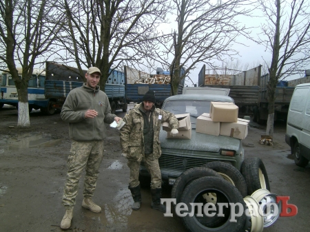 Волонтери «Телеграфа» привезли 17 ОМПБ машину... на вашому бензині