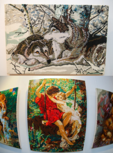 Вишиті картини майстра ливарного цеху Тетяни Мкртчян представили у Кременчуці