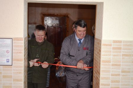 К Новому году кременчугским нацгвардейцам отремонтировали столовую