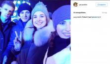 Предновогодний закат, домашние любимцы и городская ёлка: чем делились кременчужане в соцсетях на Новый год