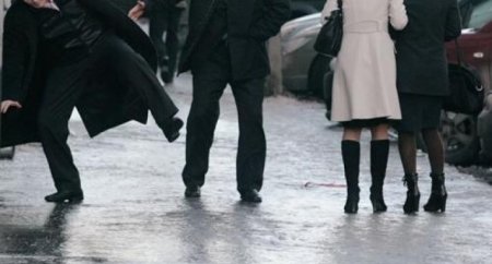 За прошедшую неделю еще 25 кременчужан попали в трамвпункт из-за гололеда