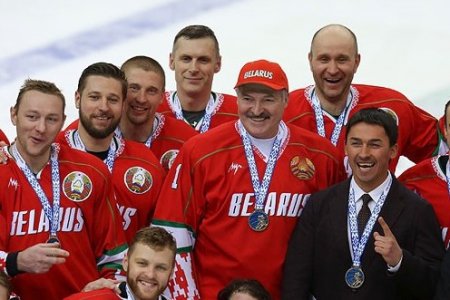 Капітан хокейного клубу «Кременчук» зіграв з президентом Білорусі