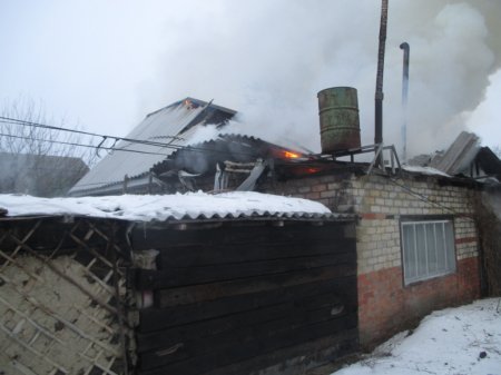 Кременчужанин, пытавшийся потушить огонь до приезда пожарных, получил ожоги руки