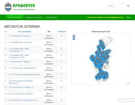 У Кременчуці стартувало голосування за нові назви зупинок. Інструкція
